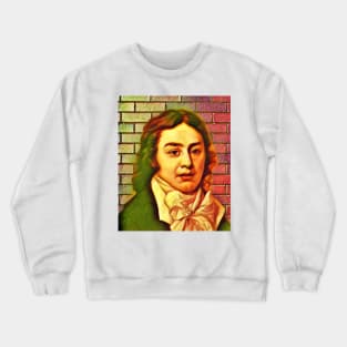 Samuel Taylor Coleridge Snow Portrait | Samuel Taylor Coleridge Artwork 15 Crewneck Sweatshirt